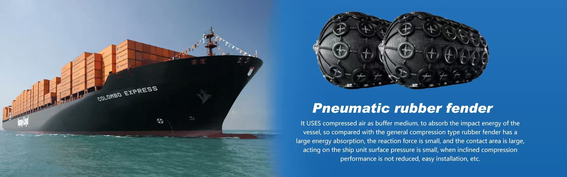 Pneumatic Rubber Fender-Qingdao Luhang factory